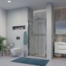 Душевая дверь Niagara Nova 110 NG-62-11A профиль Хром стекло прозрачное