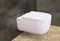Комплект унитаза с инсталляцией Berges Ego XL 043234 с сиденьем Микролифт и Черной клавишей смыва