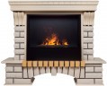 Электрокамин RealFlame Country 26 WT с очагом 3D Cassette 630 Black Panel