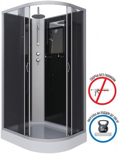 Душевая кабина Niagara Classic 120х80 L NG-3512-14LBKT без гидромассажа