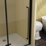 Душевая дверь Vincea Slim-N 90 VDPH-5SN900CLB профиль Черный стекло прозрачное
