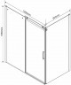 Душевой уголок Vincea Como 150х90 VSR-1C9015CL профиль Хром стекло прозрачное