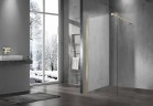 Душевая перегородка Vincea Walk-In 60 VSW-1H600CLG профиль Золото матовое стекло прозрачное