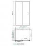 Душевой уголок WasserKRAFT Main 120x100 41S10 профиль Хром стекло прозрачное