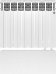 Биметаллический секционный радиатор отопления Royal Thermo Vittoria Super 500 / 5 секций