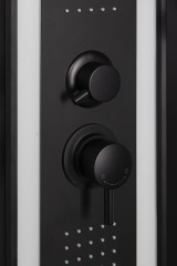 Душевая кабина Niagara Premium 100x100 NG-6902-01GD Black с гидромассажем