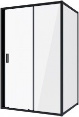 Душевой уголок Niagara Nova 130х80 NG-82-13AB-A80B профиль Черный стекло прозрачное