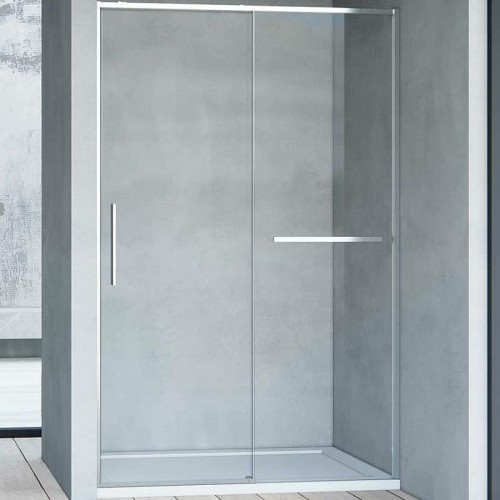 Душевая дверь Vincea Slim Soft 110 VDS-1SS110CL профиль Хром стекло прозрачное