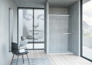 Душевая дверь Vincea Slim Soft 110 VDS-1SS110CL профиль Хром стекло прозрачное