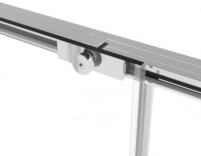 Душевая дверь Vincea Slim Soft 110 VDS-1SS110CL профиль Хром стекло прозрачное