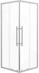 Душевой уголок Esbano Flex 100x100 ESOGF100KVС профиль Хром стекло прозрачное