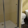 Душевая дверь Vincea Slim-N 100 VDPH-5SN100CLGM профиль Вороненая сталь стекло прозрачное