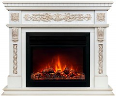 Электрокамин RealFlame Estella 25,5/26 WT с очагом Moonblaze Black