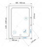 Душевой уголок RGW Classic CL-44 120х90 32094492-11 профиль Хром стекло прозрачное