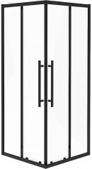 Душевой уголок Esbano Flex 100x100 ESOGF100KVB профиль Черный стекло прозрачное