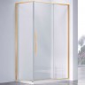 Душевой уголок Vincea Slim-N 130x90 VSR-4SN9013CLG профиль Брашированное золото стекло прозрачное