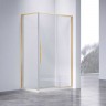 Душевой уголок Vincea Slim-N 130x90 VSR-4SN9013CLG профиль Брашированное золото стекло прозрачное