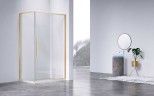 Душевой уголок Vincea Slim-N 130x90 VSR-4SN9013CLG профиль Брашированное золото стекло прозрачное
