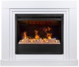 Электрокамин RealFlame Stanley 26 WT белый с очагом 3D Helios 26 SBG