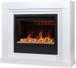 Электрокамин RealFlame Stanley 26 WT белый с очагом 3D Helios 26 SBG