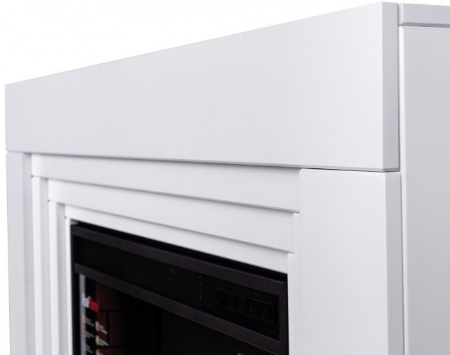 Электрокамин RealFlame Stanley 26 WT белый с очагом 3D Helios 26 SBG
