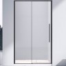 Душевая дверь Vincea Slim-N 140 VDS-4SN140CLB профиль Черный стекло прозрачное