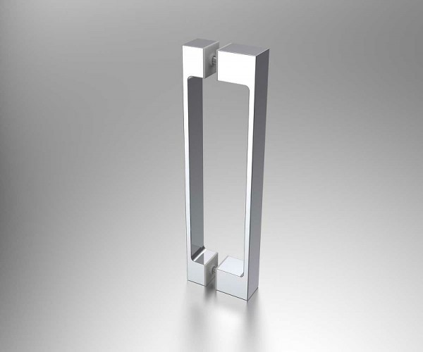 Душевая дверь Vincea Alpha 130 VDS-3AL130MT профиль Хром стекло текстурное