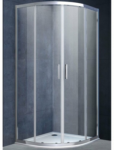 Душевой уголок Vincea Alpha 80x80 VSQ-3AL800CL профиль Хром стекло прозрачное