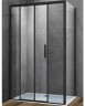 Душевой уголок Vincea Soft 110x90 VSR-3SO9011CLB профиль Черный стекло прозрачное