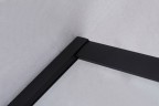 Душевой уголок Niagara Nova 100х80 NG-6881-08 BLACK профиль Черный стекло прозрачное