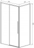 Душевой уголок Vincea Slim-N 110x80 VSR-4SN8011CLGM профиль Вороненая сталь стекло прозрачное