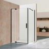 Душевой уголок Vincea Extra 100х90 VSR-1E901090CLB профиль Черный стекло прозрачное