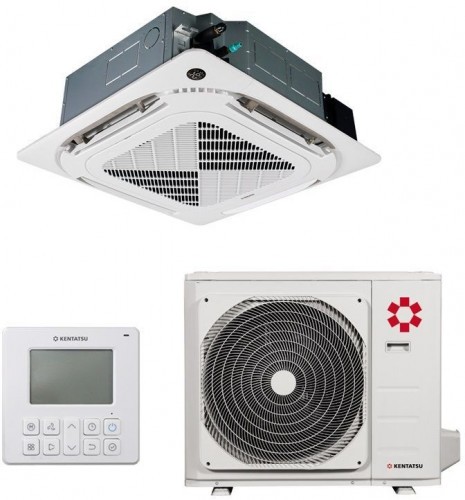 Кассетный кондиционер Kentatsu KSVT105HFAN3R/KSUR105HFAN3L