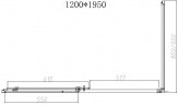 Душевой уголок Vincea Slim-N 120x90 VSR-4SN9012CLGM профиль Вороненая сталь стекло прозрачное