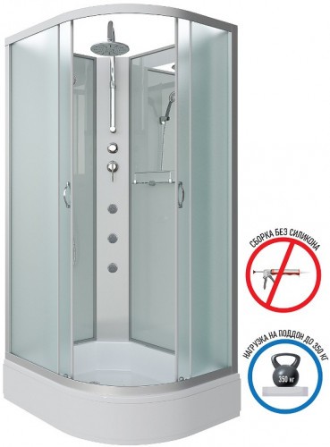Душевая кабина Niagara Classic 110х90 L NG-33194-14LBKTG с гидромассажем
