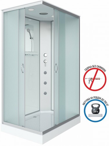 Душевая кабина Niagara Classic 100х80 NG-43085-14QG с гидромассажем
