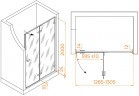 Душевая дверь RGW Stilvoll SV-004-Gr 130 353200413-210 профиль Серый стекло матовое