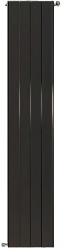 Алюминиевый секционный радиатор отопления Stout Sebino 2000 / 4 секции (черный)