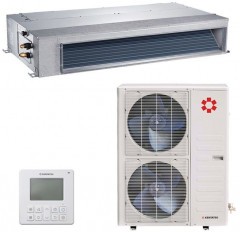 Канальный кондиционер Kentatsu KSKR176HFAN3R/KSUT176HFAN3L с зимним комплектом (-40)