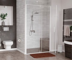 Душевой уголок WasserKRAFT Neime 90x90 19P03 профиль Белый матовый стекло прозрачное