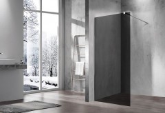 Душевая перегородка Vincea Walk-In 120 VSW-1H120CG профиль Хром стекло тонированное