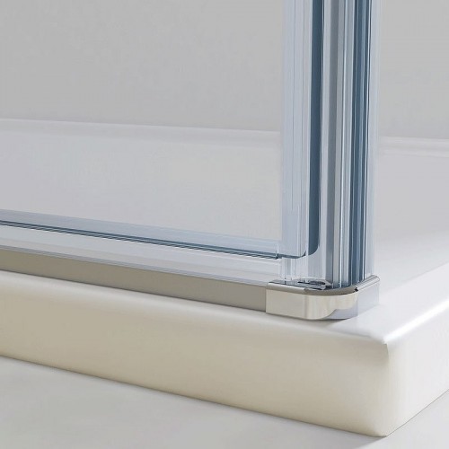 Душевой уголок Vincea Extra 110х90 VSR-1E101190CL профиль Хром стекло прозрачное