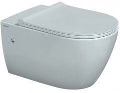 Комплект унитаза с инсталляцией Berges Novum Rimless 043266 с сиденьем Микролифт и Белой клавишей смыва