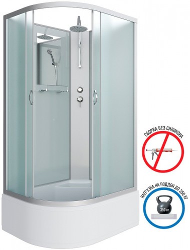 Душевая кабина Niagara Classic 120x80 R NG-2310-14RBKT без гидромассажа