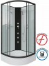 Душевая кабина Niagara Classic 80х80 NG-6703-14BKG с гидромассажем