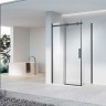 Душевой уголок Vincea Como-N 130x100 VSR-4CN1013CLB профиль Черный стекло прозрачное