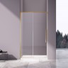 Душевая дверь Vincea Slim-N 130 VDS-4SN130CLG профиль Брашированное золото стекло прозрачное