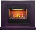 Электрокамин RealFlame Stanley 26 Plum сливовый с очагом 3D Helios 26