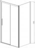 Душевой уголок Vincea Soft 110x90 VSR-3SO9011CLGM профиль Вороненая сталь стекло прозрачное