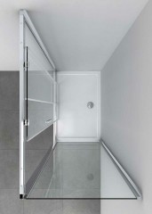 Душевой уголок Vincea Soft 100x100 VSR-3SO1010CL профиль Хром стекло прозрачное